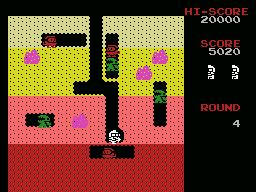 Dig Dug screenshot 4 for MSX